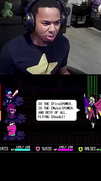 Fighting spamton for the first time in Deltarune #deltarune #undertale #spamtonneo #kris