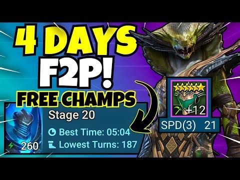F2P Ice Golem 20 In 4 DAYS!!! [Raid: Shadow Legends]