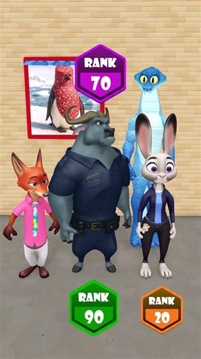 Nick Bogo Judy Plays the Brainrot Name Guessing Game #zootopia2