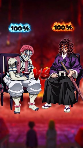 Akaza vs Kokushibo Full fight Demon slayer strongest characters #anime #demonslayer