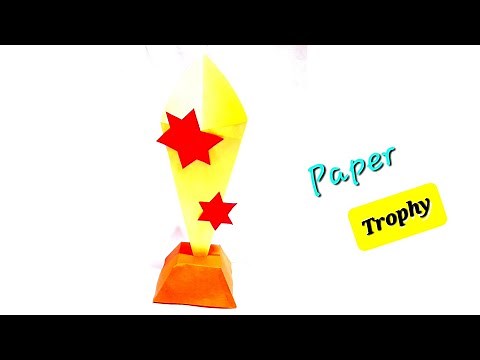 How To Make Paper Trophy || DIY Paper Craft || @Funny Craft Boy Abhijit.
