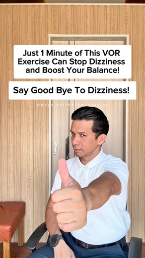 Training your eyes and brain to fight vertigo! VOR exercises can help reduce dizziness and improve balance. 🎯🧠 #VertigoRelief #BalanceTraining #PhysicalTherapyTips #vertigo | Physical Therapy Session