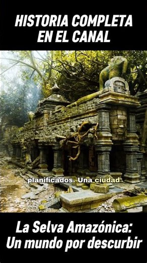 The lost civilization in the Amazon.