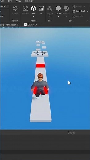 Make a Roblox OBBY in Under 1 Minute!