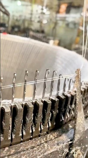 Gas-liquid filter mesh manufacturing process. #craft #work #machine