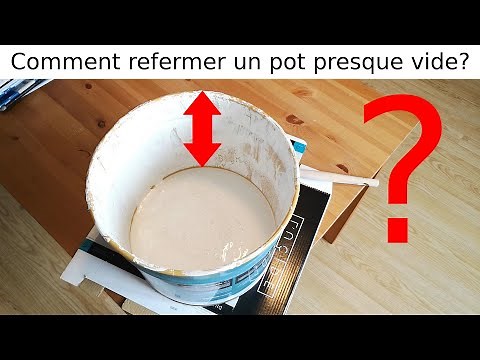 How to properly store and close an almost empty paint can. Advice and tips