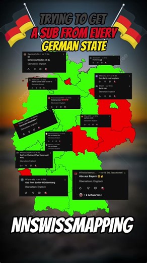 Day 3 of trying to get a sub from every German state ! | #mapping #germany #bundesländer