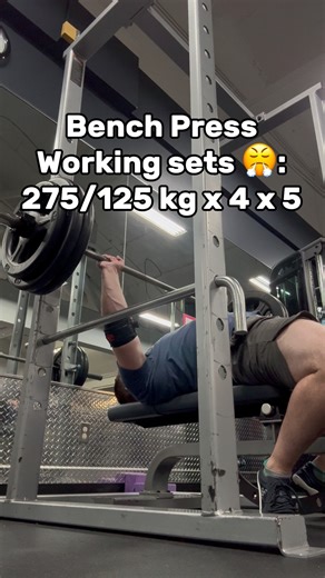 Bench Press Working Sets with 275 & 295 #gym #gymworkout #bench #benchpressworkout #benchpress