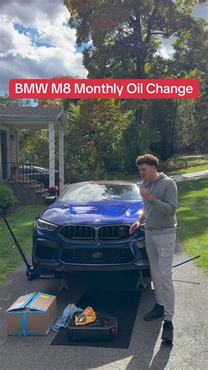 BMW M8 Monthly Oil Change — Satisfying F92 M8 Maintenance