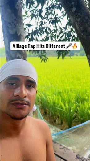 Rapping in the Village 🌾🎤 | Real Street Vibes #shorts #rap #villagerap #music #freestyle