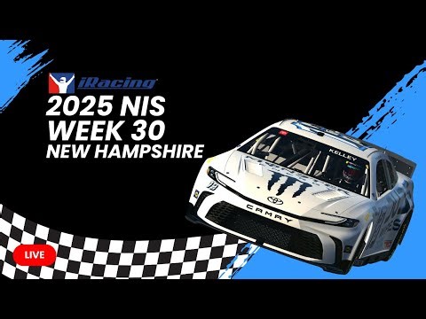 LIVE: Week 30 - 2025 iRacing NIS - New Hampshire