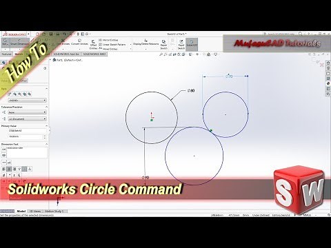 Solidworks Circle Command Basic Tutorial