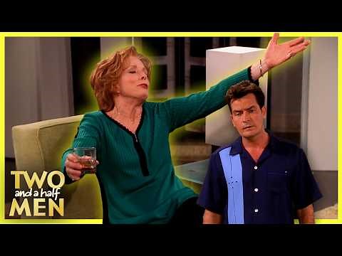 Charlie Tells Evelyn the Truth About Thieving Alan | Two and a Half Men