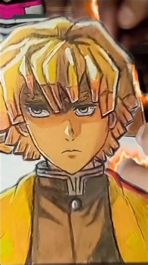 zenitsu drawing #zenitsu #anime #shorts