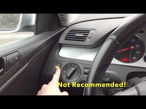 What Happens when you Press the Parking Brake Button while Driving? (VW and Audi Vehicles)