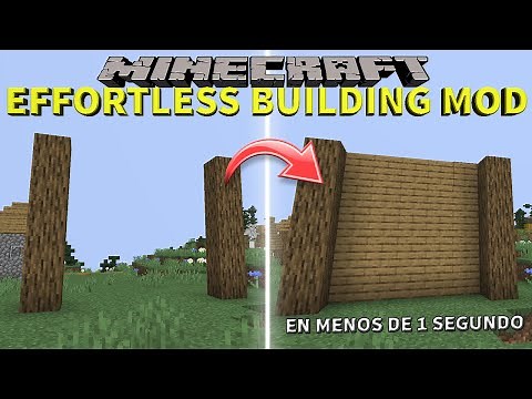 EFFORTLESS BUILDING | El MOD MAS UTIL PARA CONSTRUIR DE MINECRAFT!! 🤩 | MINECRAFT REVIEW MOD 1.19.2