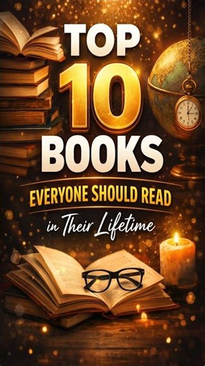 Top 10 Books Everyone Should Read in Their Lifetime 📚🔥 (Life-Changing!) #books #youtubeshorts