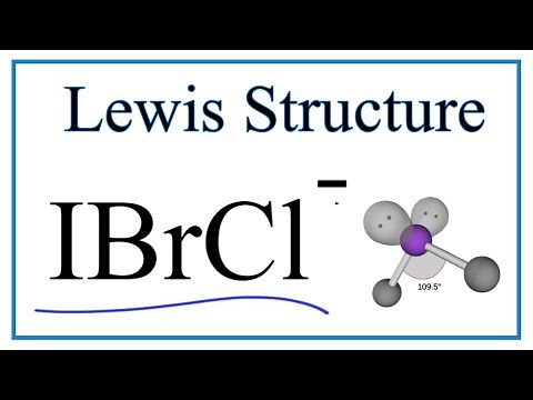 Lewis Dot Structure for IBrCl - (and Molecular Geometry/Bond Angles)