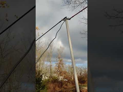 cb - radio homemade dipole dual firestik antenna.