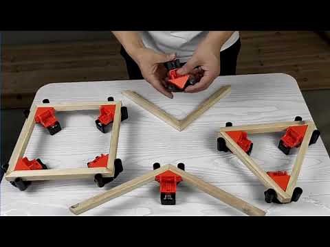 MY DIY 4pcs Corner Mate 5-22mm Angle Clamp 90 Degree Woodworking Adjustable Corner Clip Holder