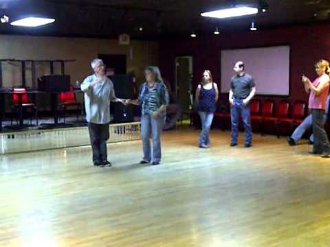 CW Progressive Double Two Step dance patterns - left turn basic - Part 2 of 2