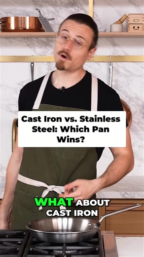 Cast Iron vs. Stainless Steel: Choosing the Right Cookware