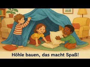 Höhle bauen, das macht Spaß 🏕️🛋️ – Kreatives Kinderlied über Abenteuer & Fantasie