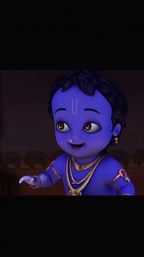 Little Krishna 🌸 | Cute Krishna Leela | Krishna Cartoon #krishna