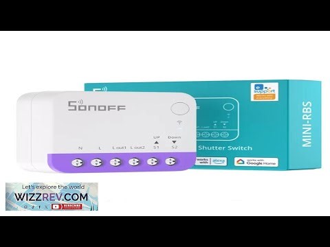 SONOFF MINI RBS Matter Smart WIFI Curtain Switch Module for Roller Blinds Precise