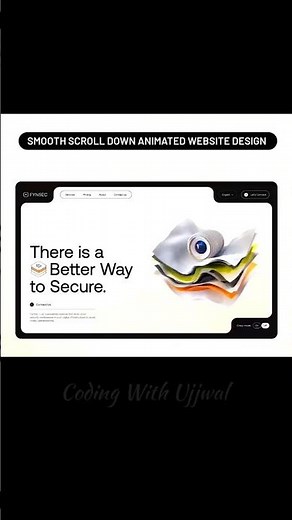 🔥 Smooth Scroll Down Animation | Elevate Your Website Design with CSS & JavaScript!