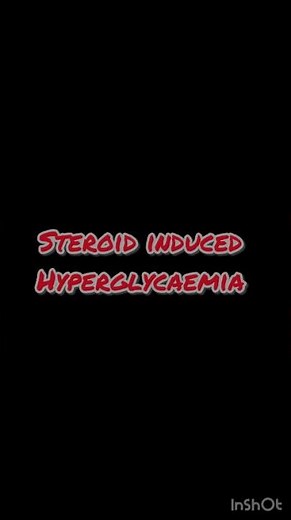 Steroid induced hyperglycaemia #neet #medical #mbbs #fcps #doctor #diabetes #medicine #medico