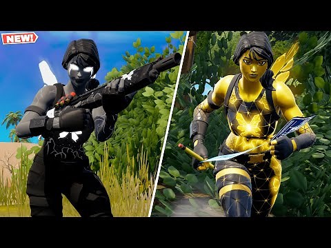 *NEW* Monarch Fortnite Skin Showcase & Gameplay ! (with Golden Style)