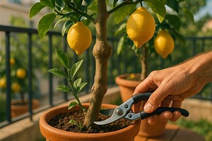 Franco Masferrer : « Si vous avez un citronnier greffé chez vous, ne laissez jamais pousser ces pousses à la base, elles ruinent vos futurs citrons »
