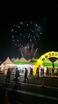청양고추구기자축제 불꽃쇼