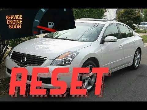 How to reset Service Engine soon Light on a 2007 Nissan Altima.....