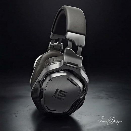 Industrial Design Showcase: Ultra-Realistic Headphone Concept (Sketch to 3D)