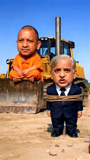 🤣 Yogi Adityanath vs Shahbaz Sharif Funny Clash | India vs Pakistan Spoof Part 1 😂#funny #trending