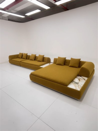 Gainsville Factory | Super Moon Sofa Manufacturing The Super Moon Sofa is crafted through a meticulous production process, featuring a reinforced solid wood frame, precision foam shaping, and premium upholstery. Inspired by its iconic curved silhouette, every detail is completed under strict quality control to deliver exceptional comfort, durability, and contemporary luxury. 📲 WhatsApp 008618138350305 Contact us for customization, bulk orders, and factory-direct pricing. #superMoonSofa #designe