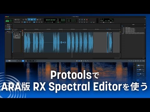 Pro ToolsでARA版RX Spectral Editorを使う