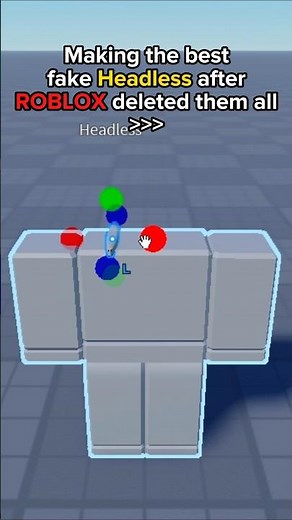 Create your own Headless & Save 31,000 Robux (FREE HEADLESS) #roblox #shorts