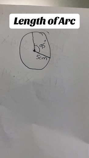 Length of arc #maths #cxcmath #lengthofarc #csec