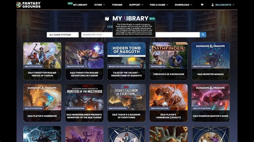  The Fantasy Grounds Online Reader beta is live! Access your library from any browser or any device, no app needed. Explore free modules now!  | Fantasy Grounds | Facebook