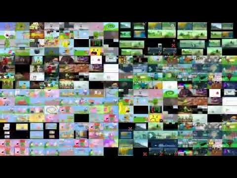 BFDI Angry Birds Bad Piggies Inanimate insanity And Peppa Pig Sparta Megaparison