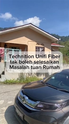 terminate unifi fiber beralih ker modem slot simkad + Antena