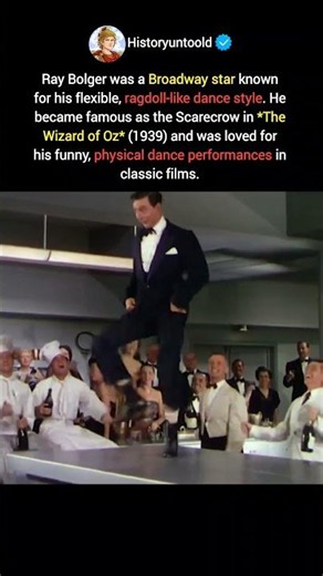 Ray bolger- The scarecrow who Danced into hollywood history #truestory #hollywood