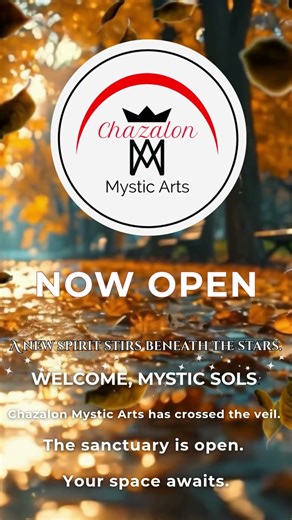 Now Open — A Portal to Ritual, Art, and Empowerment #chazalonmysticarts #shorts