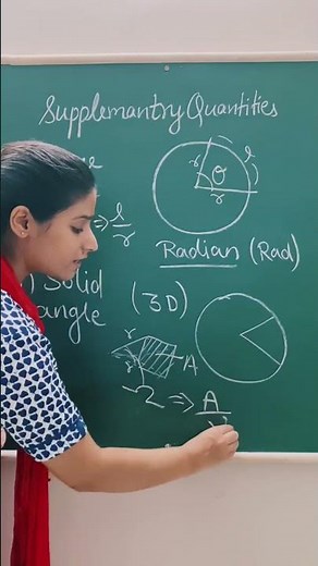 Solid Angle | Supplementary Quantities and units | class 11 physics chapter-2 solid angle
