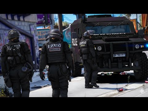 [GTA 5] INTERVENTION CHOC AVEC LES FORCES SPECIALES DE LA POLICE🚔 | #1446