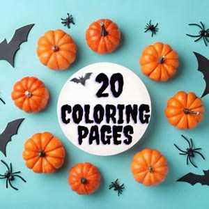 20 Halloween Coloring Pages | Printable Halloween Activity | Kids Coloring Pages | Spooky Sheets | Digital Download PDF - Etsy