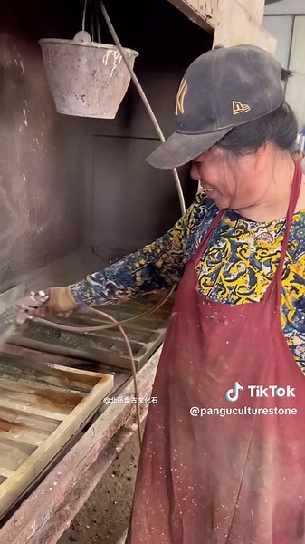 Process for producing artificial stone#人造石 #인조석 #Искусственный #artificialstone #Đánhântạo #หินเทียม